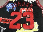 NBA 23 Jordan Bulls Graffiti Maillot